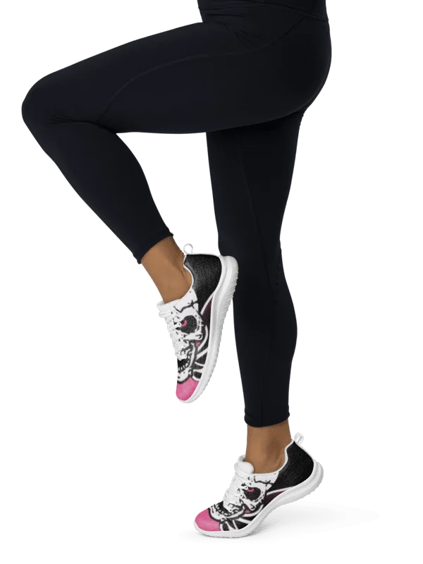Winged Skull Women’s Athletic Sneaker product image (9)