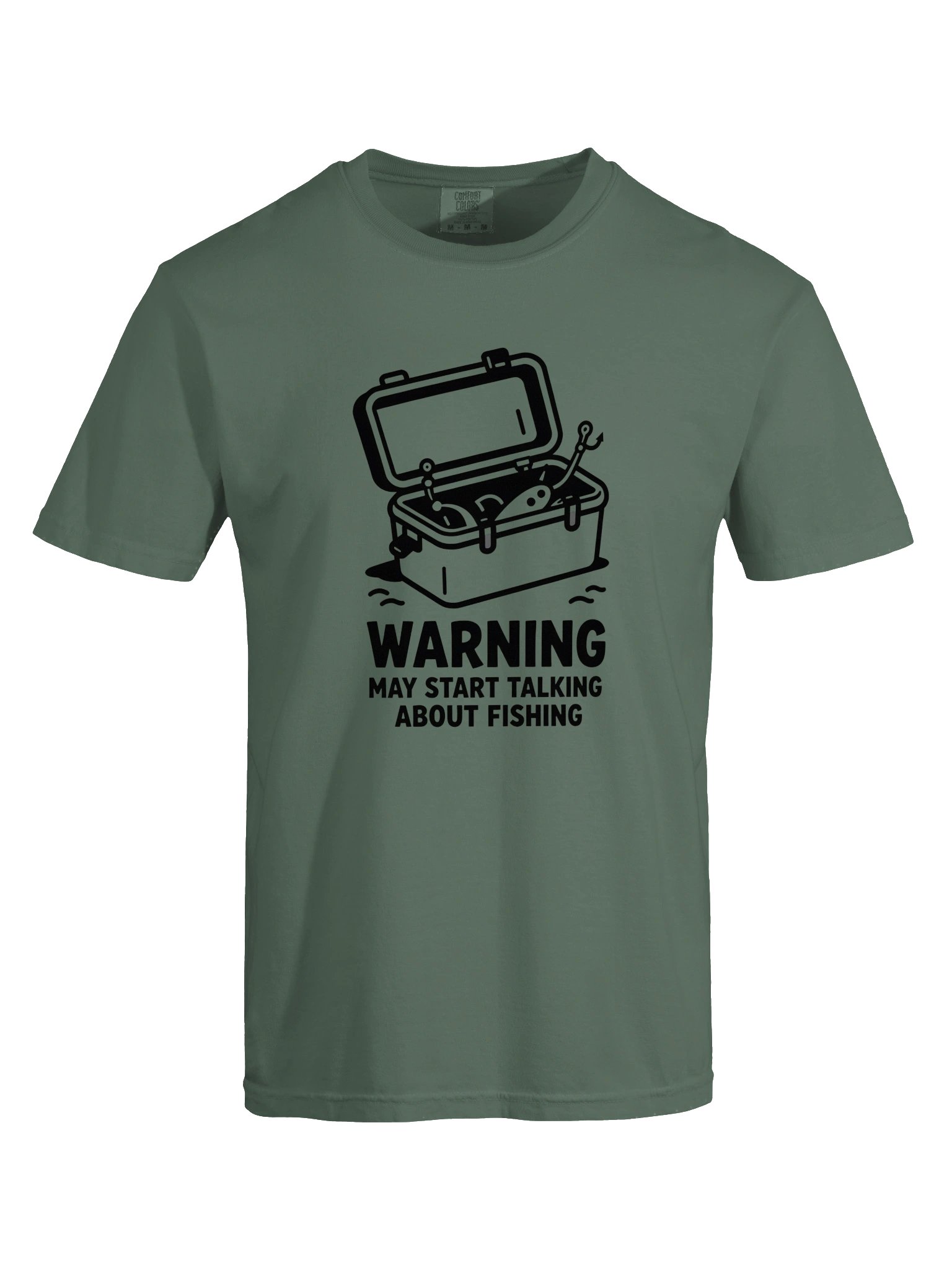Warning: May Start Talking About Fishing T-Shirt product image (5)