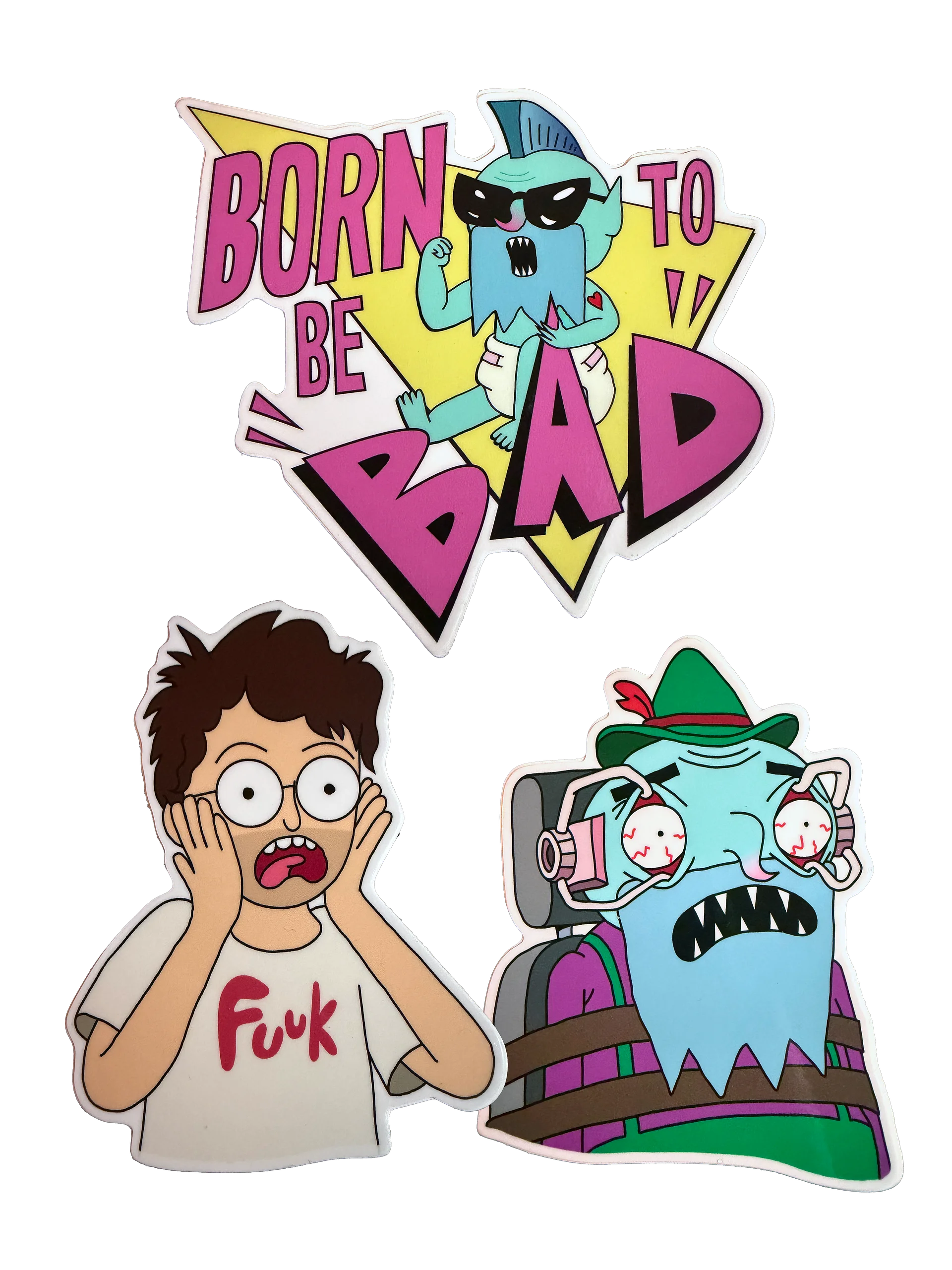 Shrugbuds Xtreme 3-Sticker Pack product image (1)