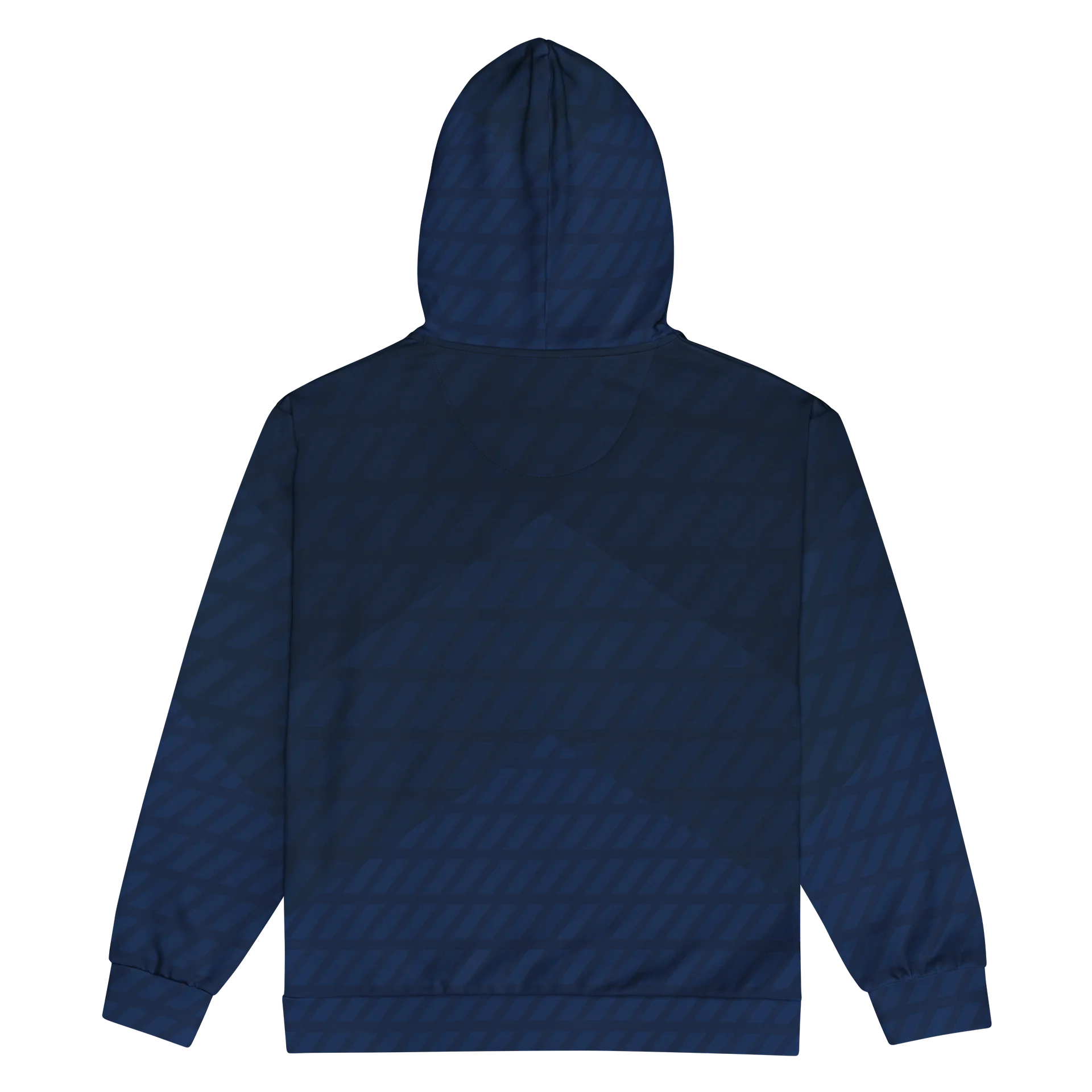 Sweat à capuche zippé à rayures cyan minuit PU MANATU product image (2)