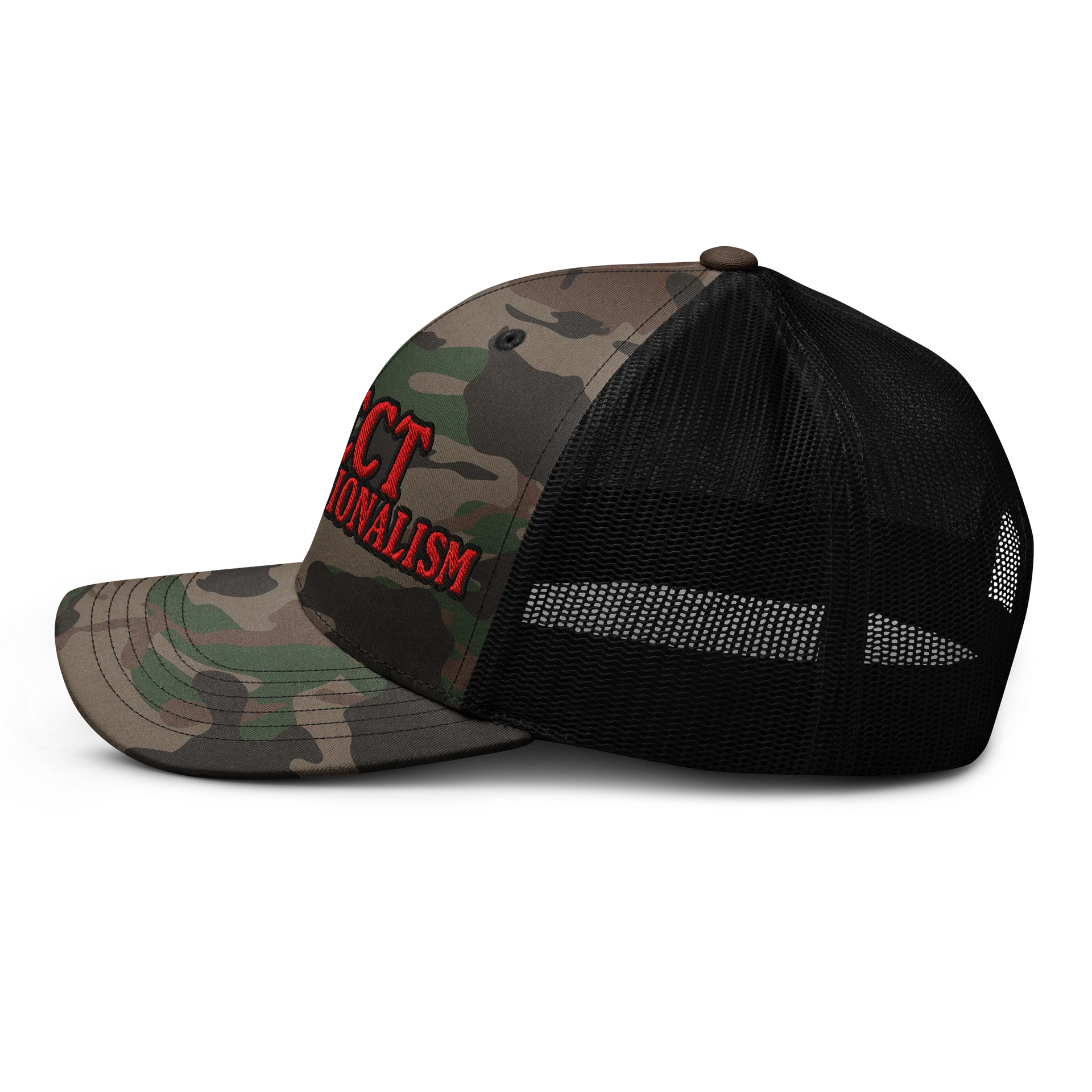 Reject White Nationalism Camo Trucker Hat 2 product image (6)