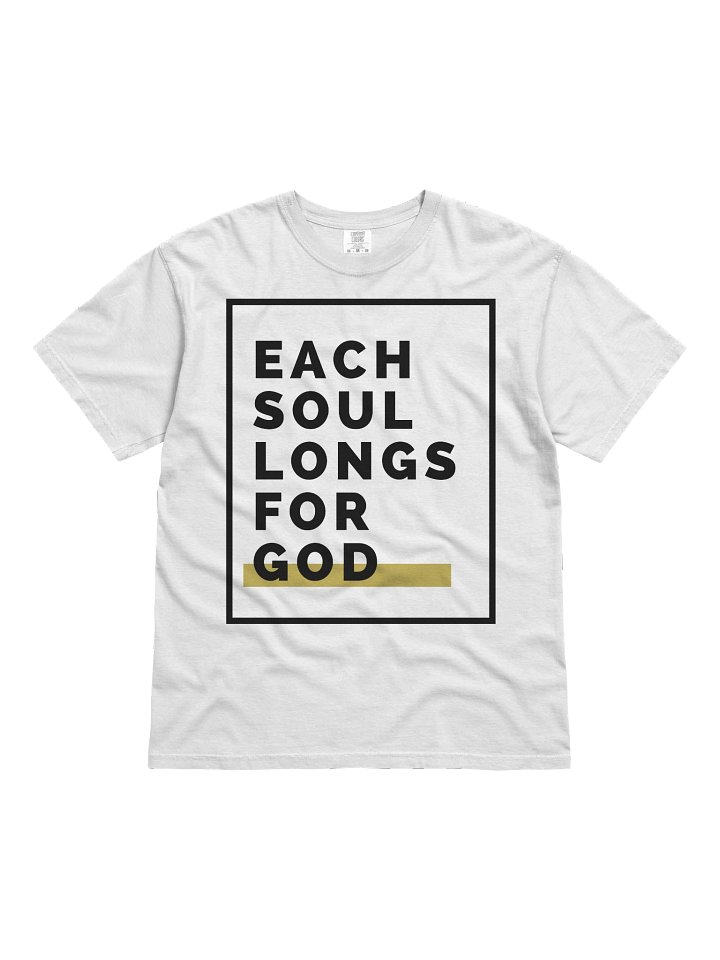 "Each Soul Longs For God" Tee | The Alabaster Edition (White) product image (1)
