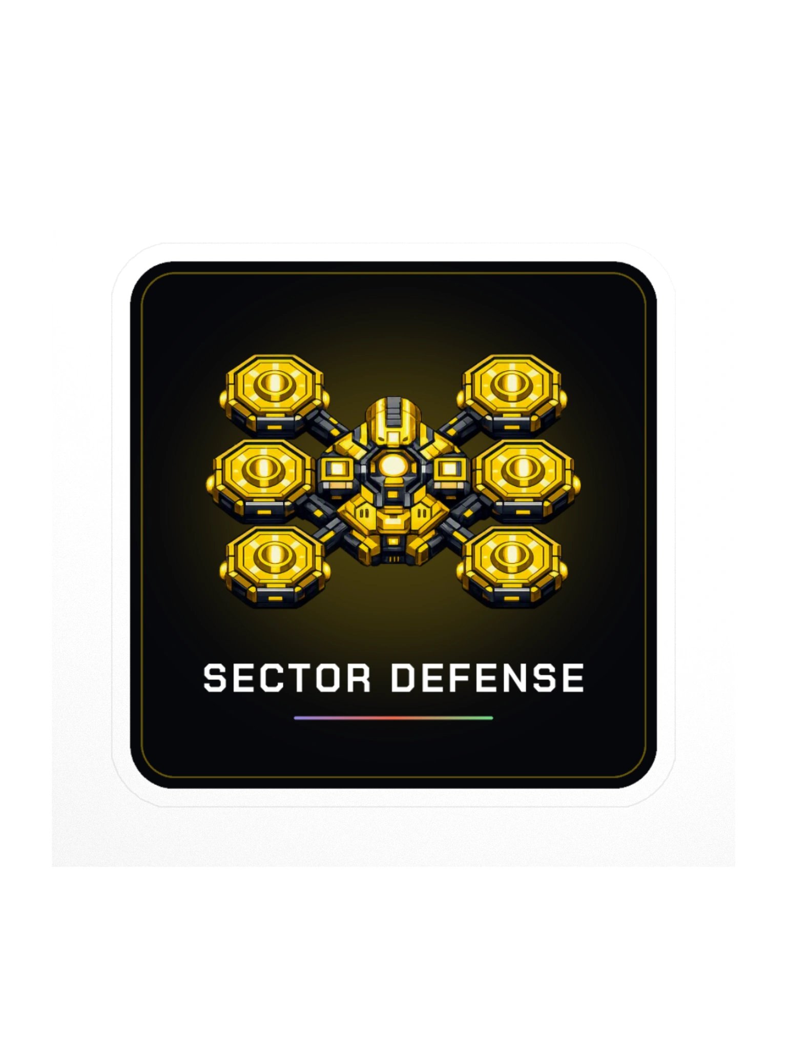 Sector Defense Solar Sentinel Sticker product image (1)