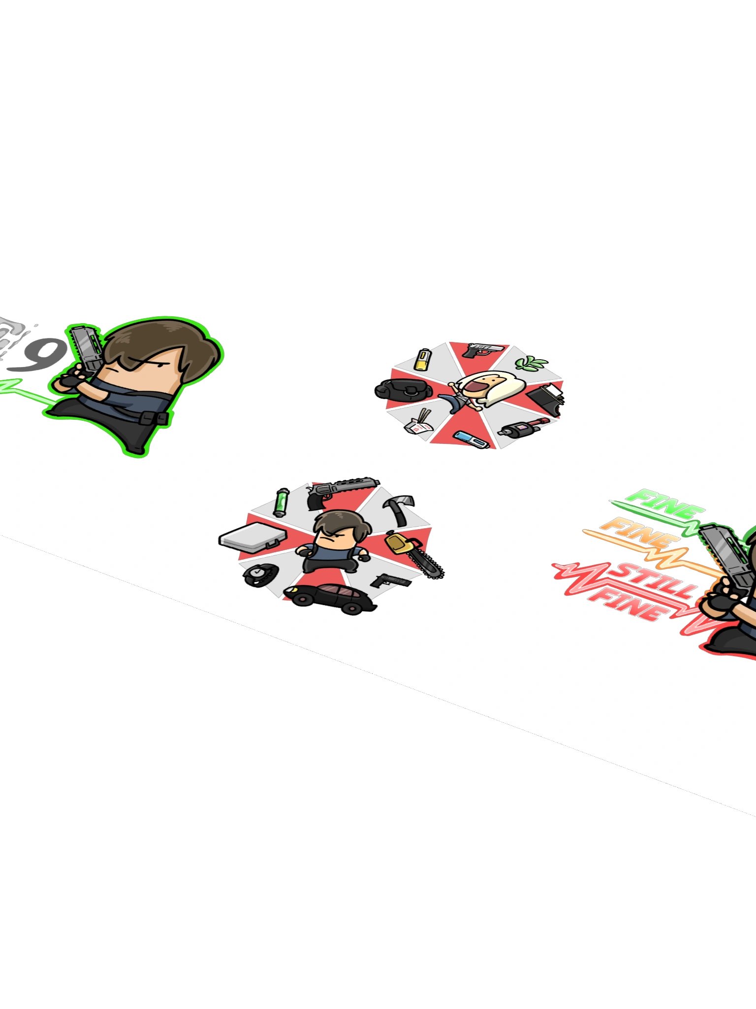 RE9 Sticker Set product image (4)