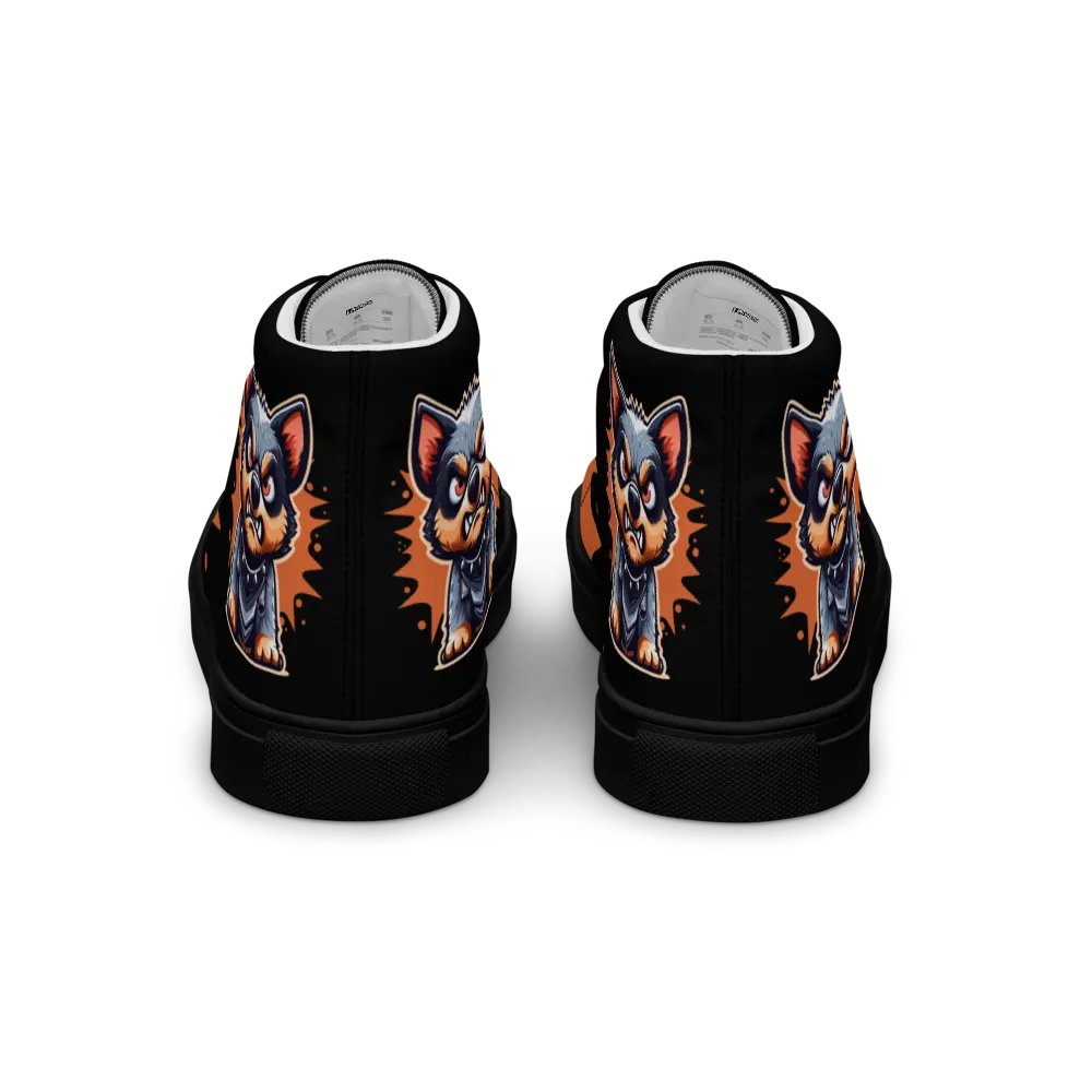 Australian Cattle Dog Angry Pup - Women's Hightop Canvas Shoe product image (4)