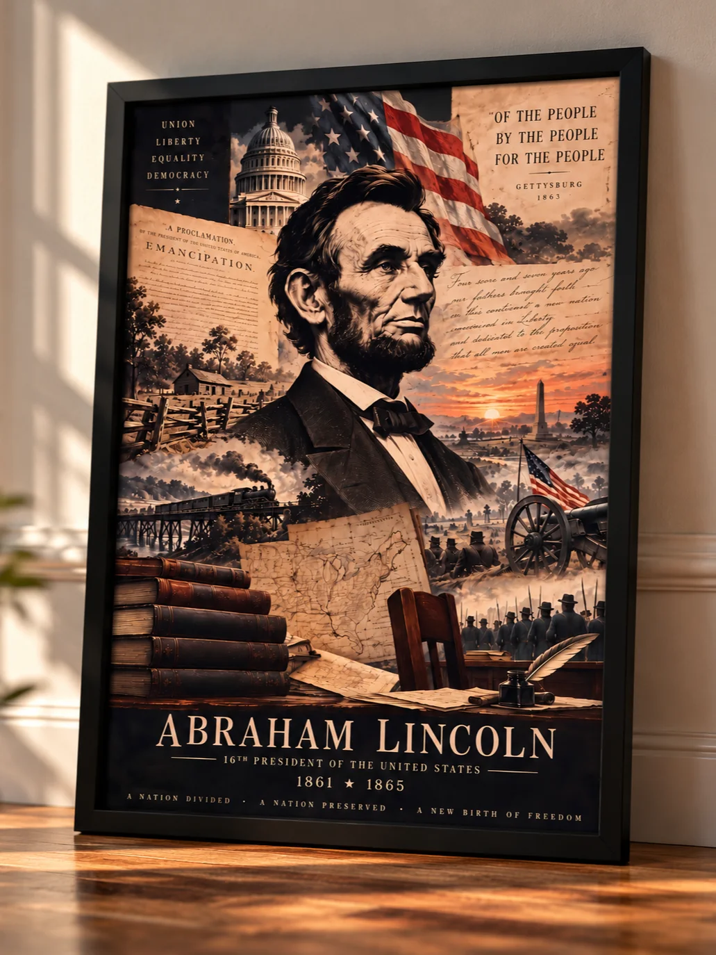 Abraham Lincoln History Poster product image (1)