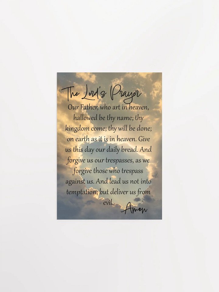 The Lord's Prayer - Print product image (1)