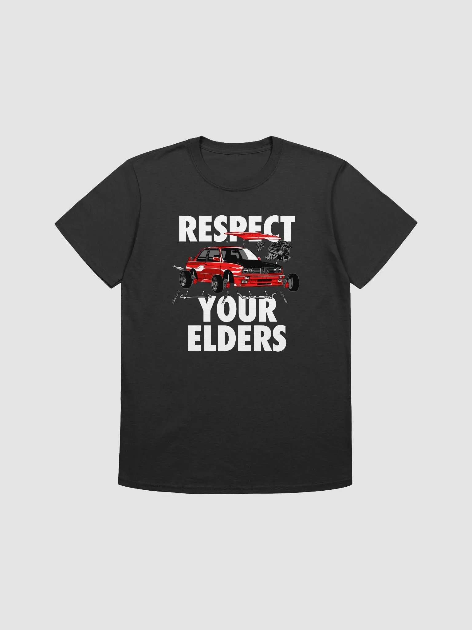 BMW M3 E30 Exploded Diagram T-Shirt product image (1)