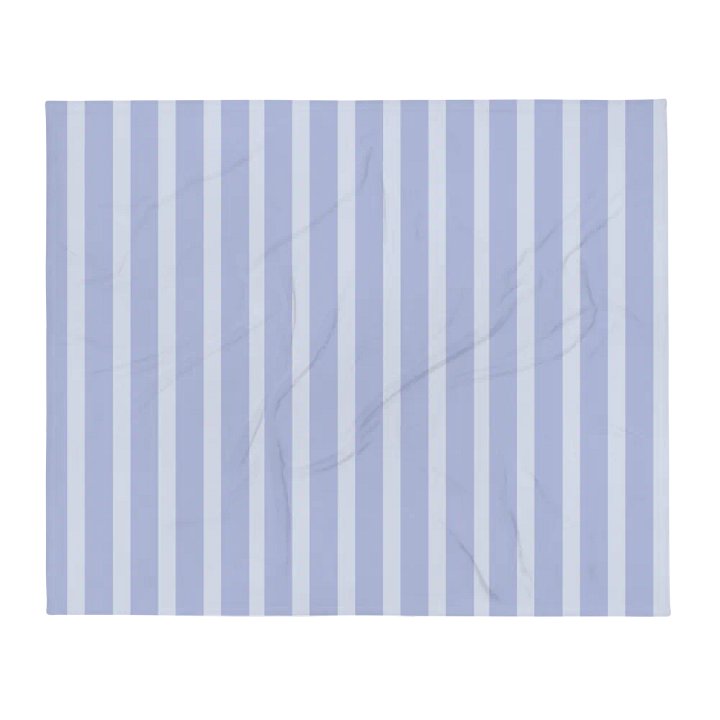 DUSKY BLUE STRIPES Throw Blanket product image (1)