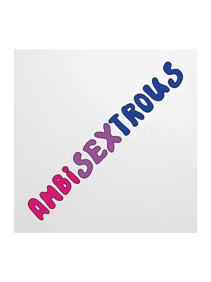 Ambisextrous Sticker product image (1)