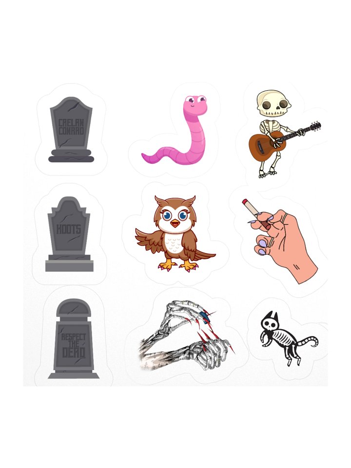 Graveyard Party Sticker Set product image (1)