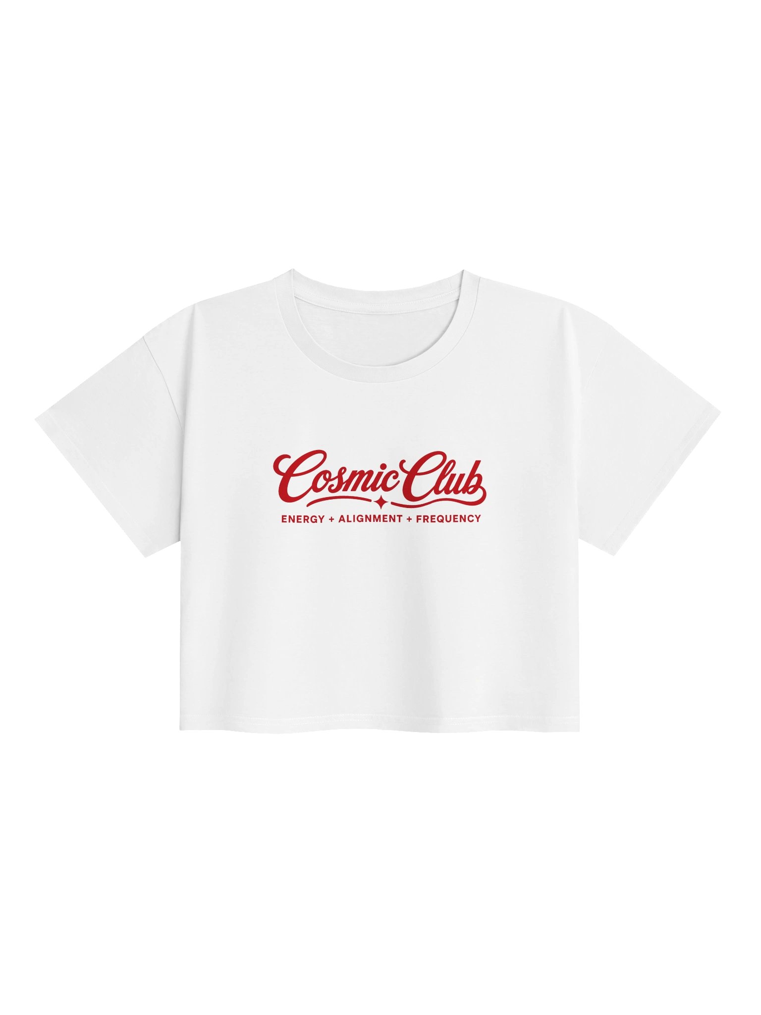 Cosmic Club Crop Top White product image (4)