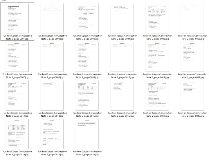 Fun Fun Korean Conversation II, Lecture PDF Notes ( 10 Videos' Note) product image (2)
