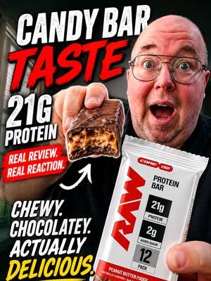I fully expected another chalky, cardboard protein bar experience... and I was wrong. 😳 This thing honestly tasted more like a chewy candy bar than a typical protein bar. Credit where it's due — flavor and texture surprised me. My biggest question is whether the value matches the price. Would YOU pay premium money for a protein bar if it actually tasted good? Drop your thoughts below 👇 Follow for more honest reviews where I tell you what works... and what doesn't. #proteinbar #protein #fitness #gymtok #rawproteinbar         