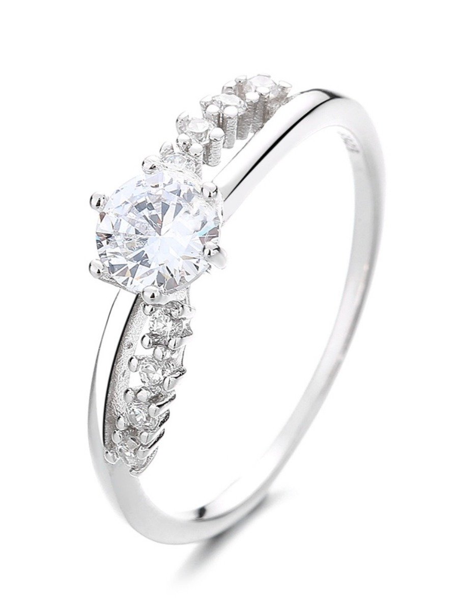 925 Sterling Silver Zircon Ring product image (1)