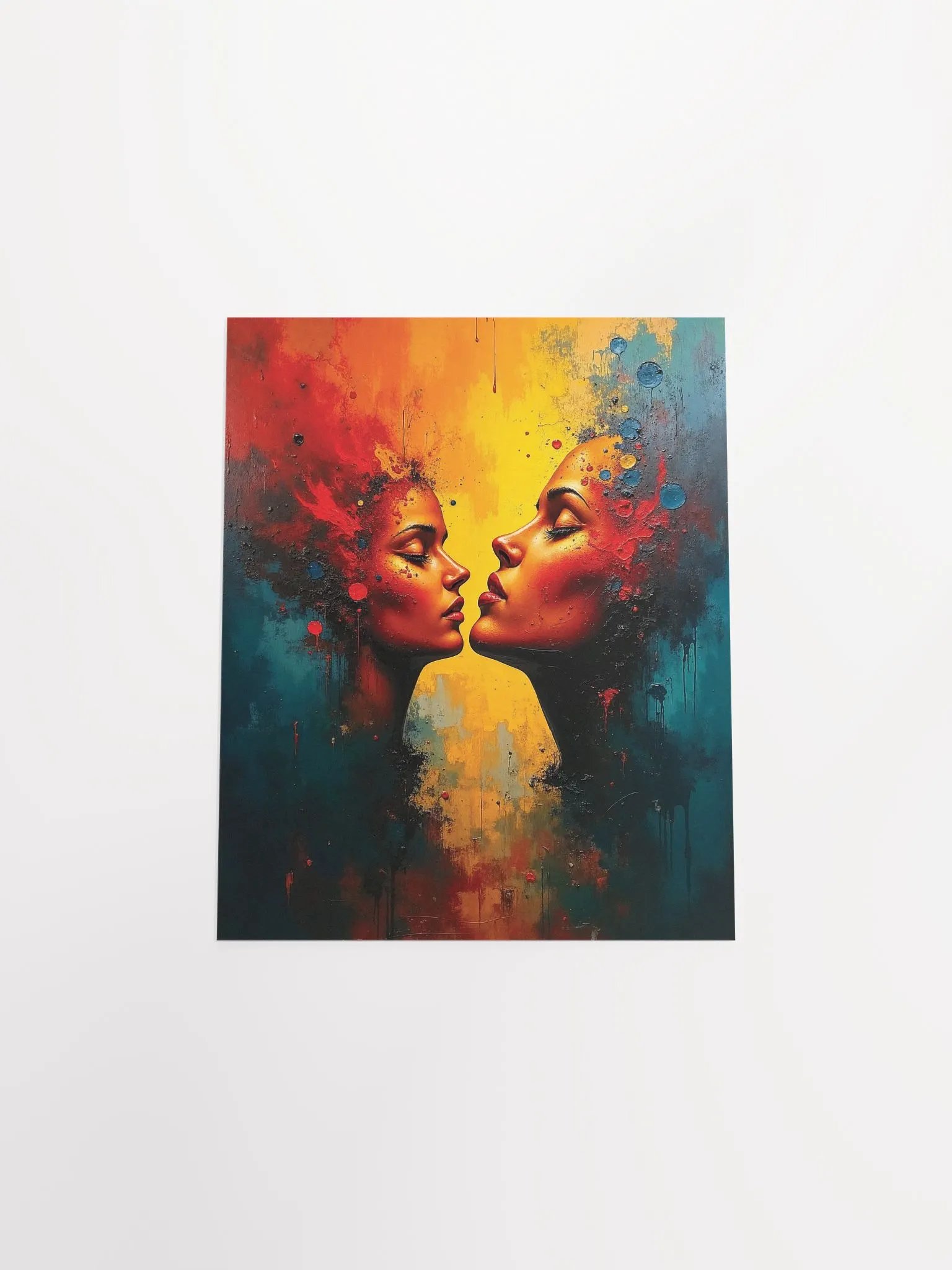 Fiery Encounter Matte Poster product image (35)