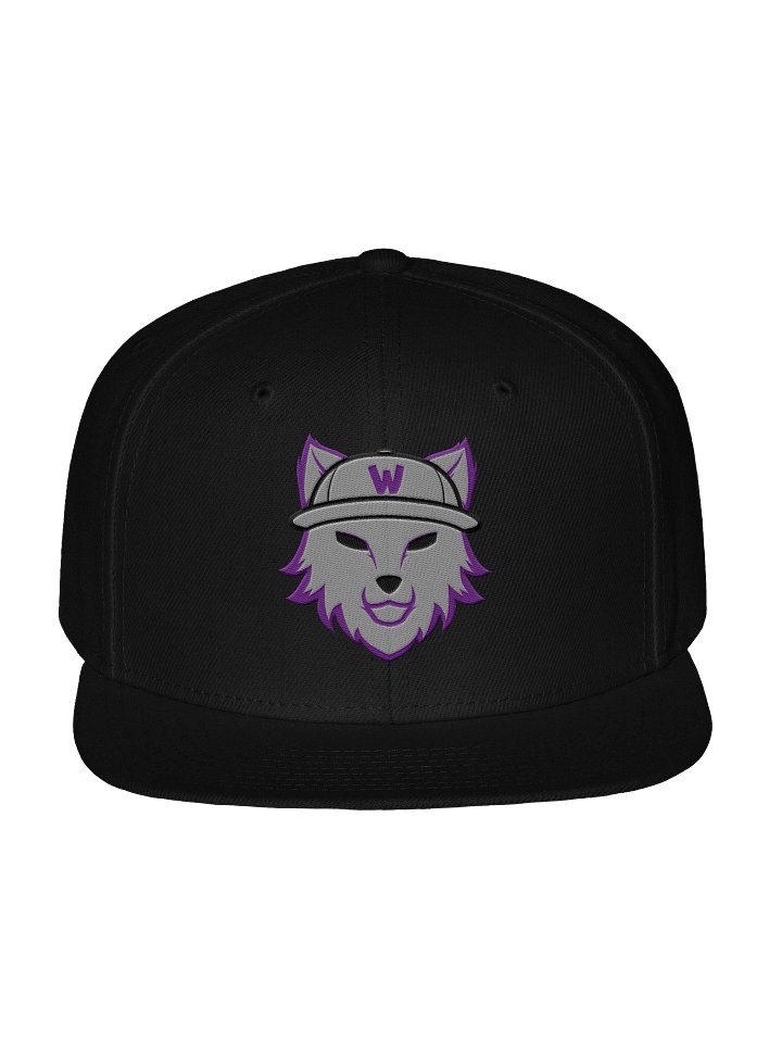 wolf_eyed Purple Trim Snapback Hat product image (2)