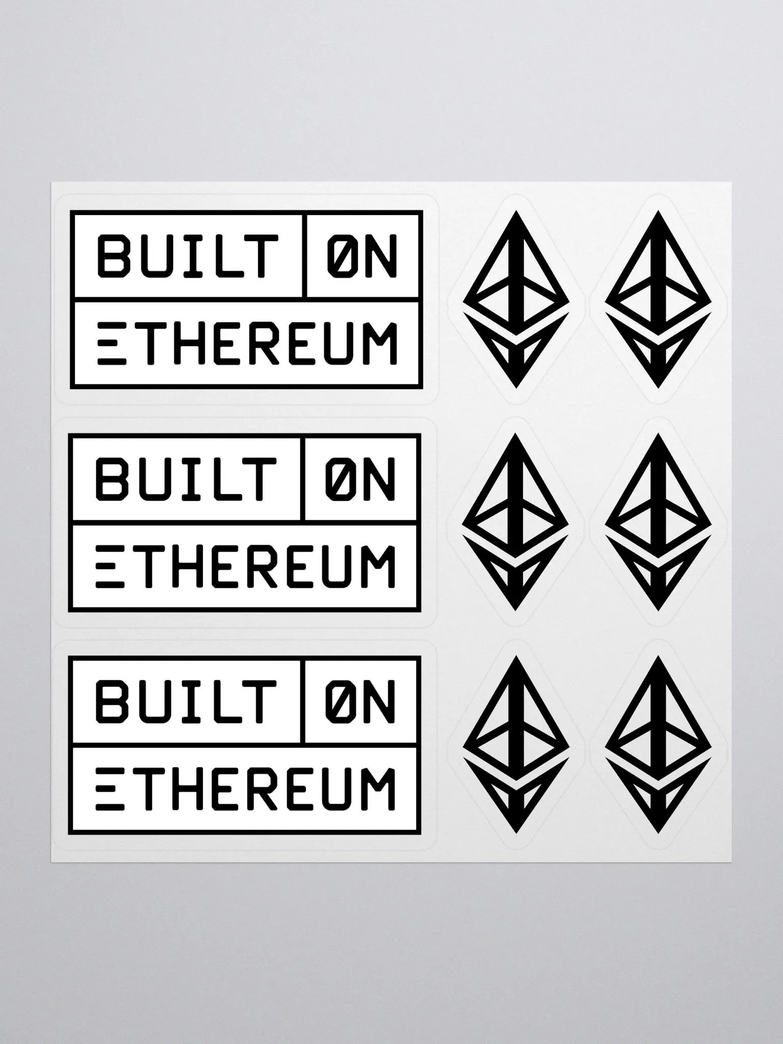 Build on Ethereum sticker set product image (1)