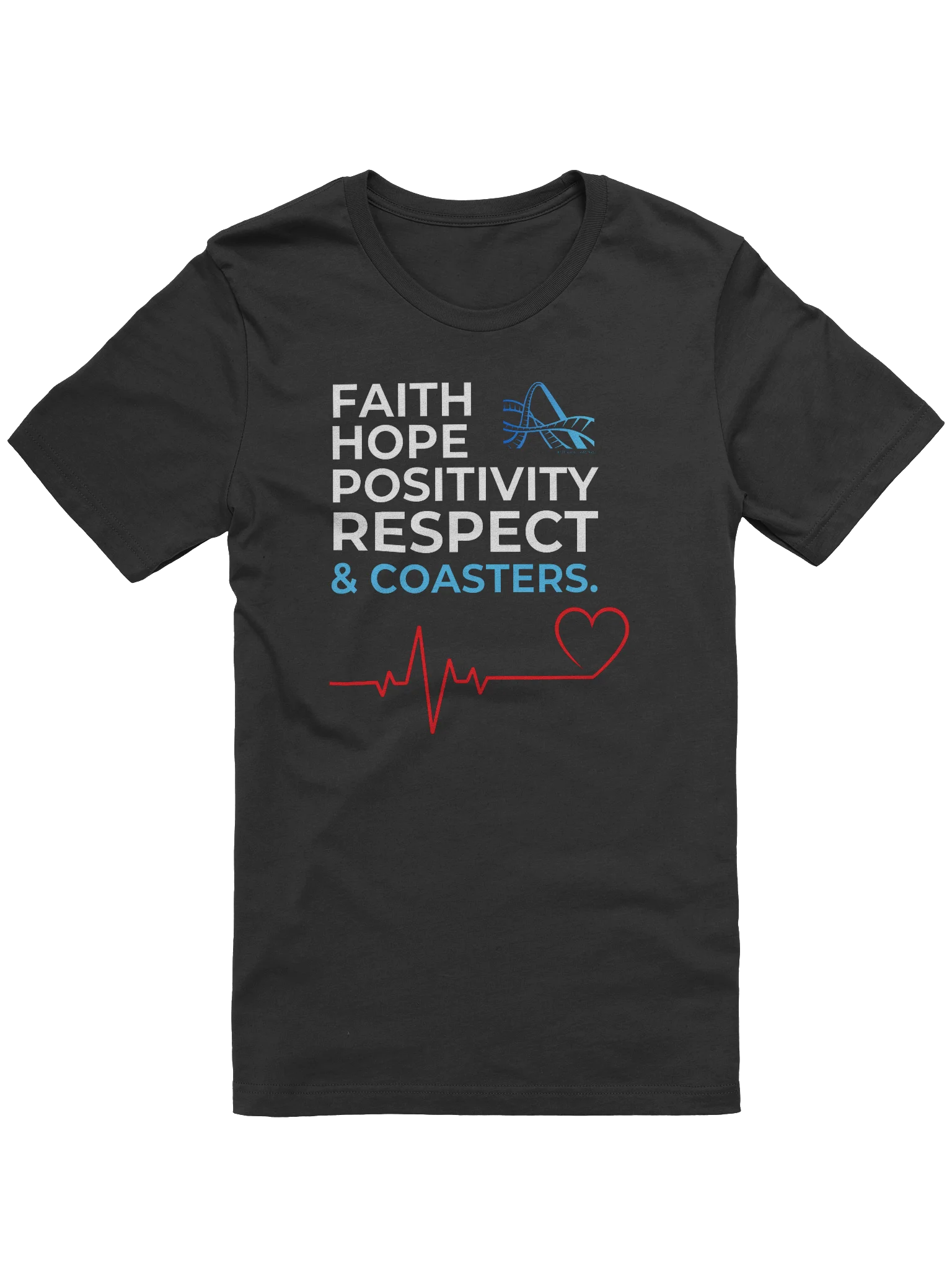 Faith Hope Positivity Respect T-Shirt product image (3)