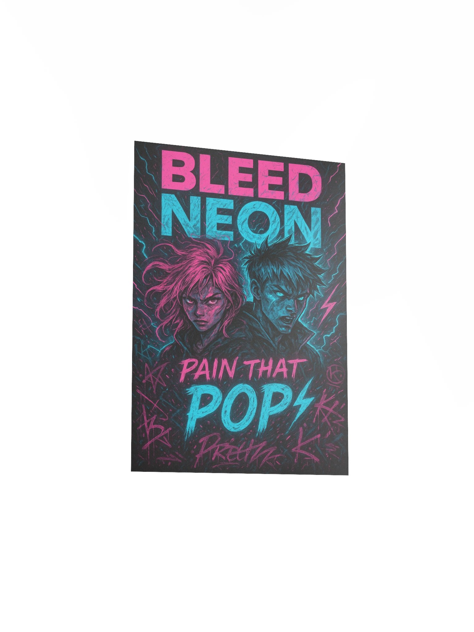 Bleed Neon Poster product image (19)