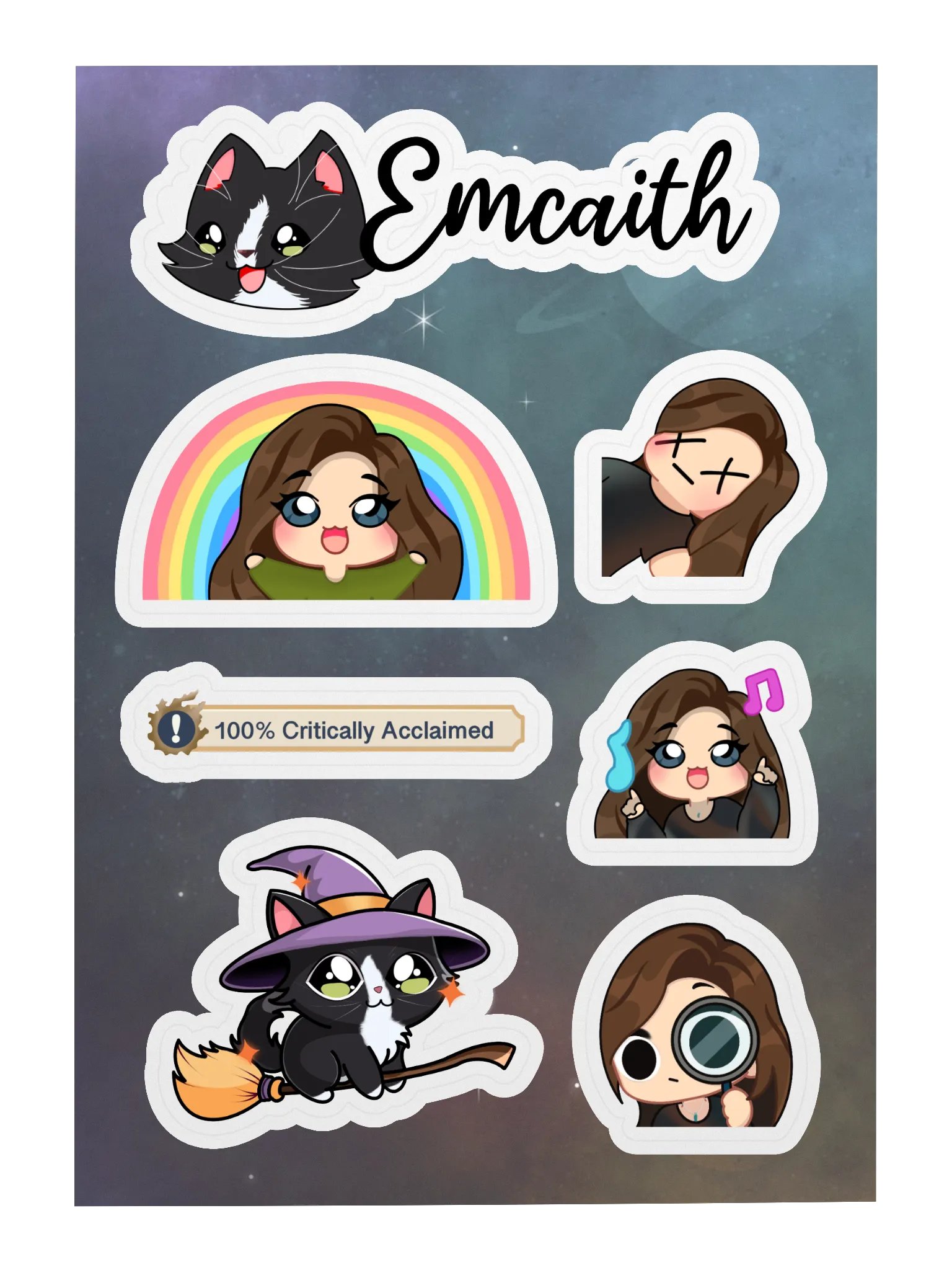 Emcaith Sticker Sheet #1 product image (3)