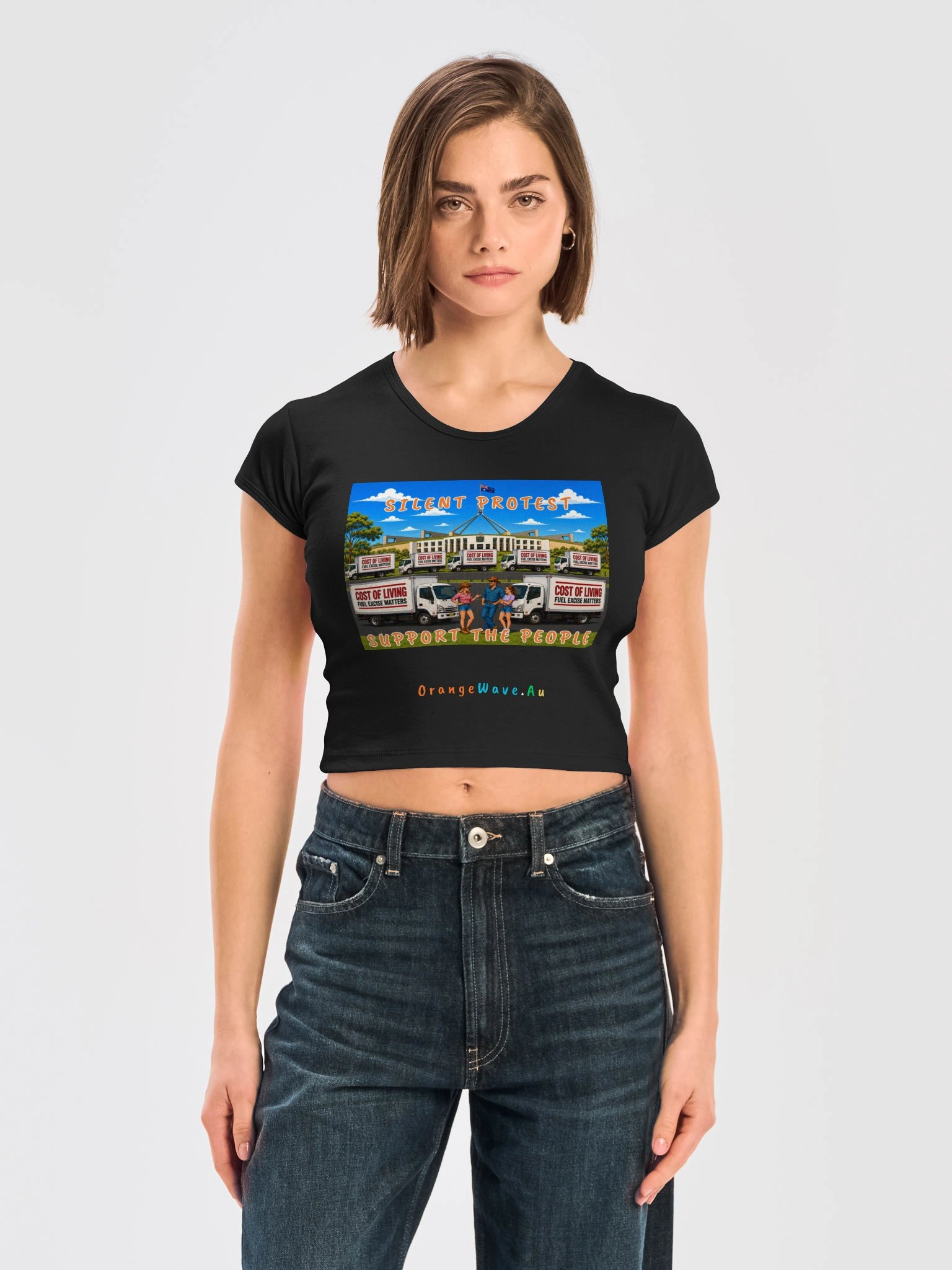 Silent Protest Support The People Tee product image (3)