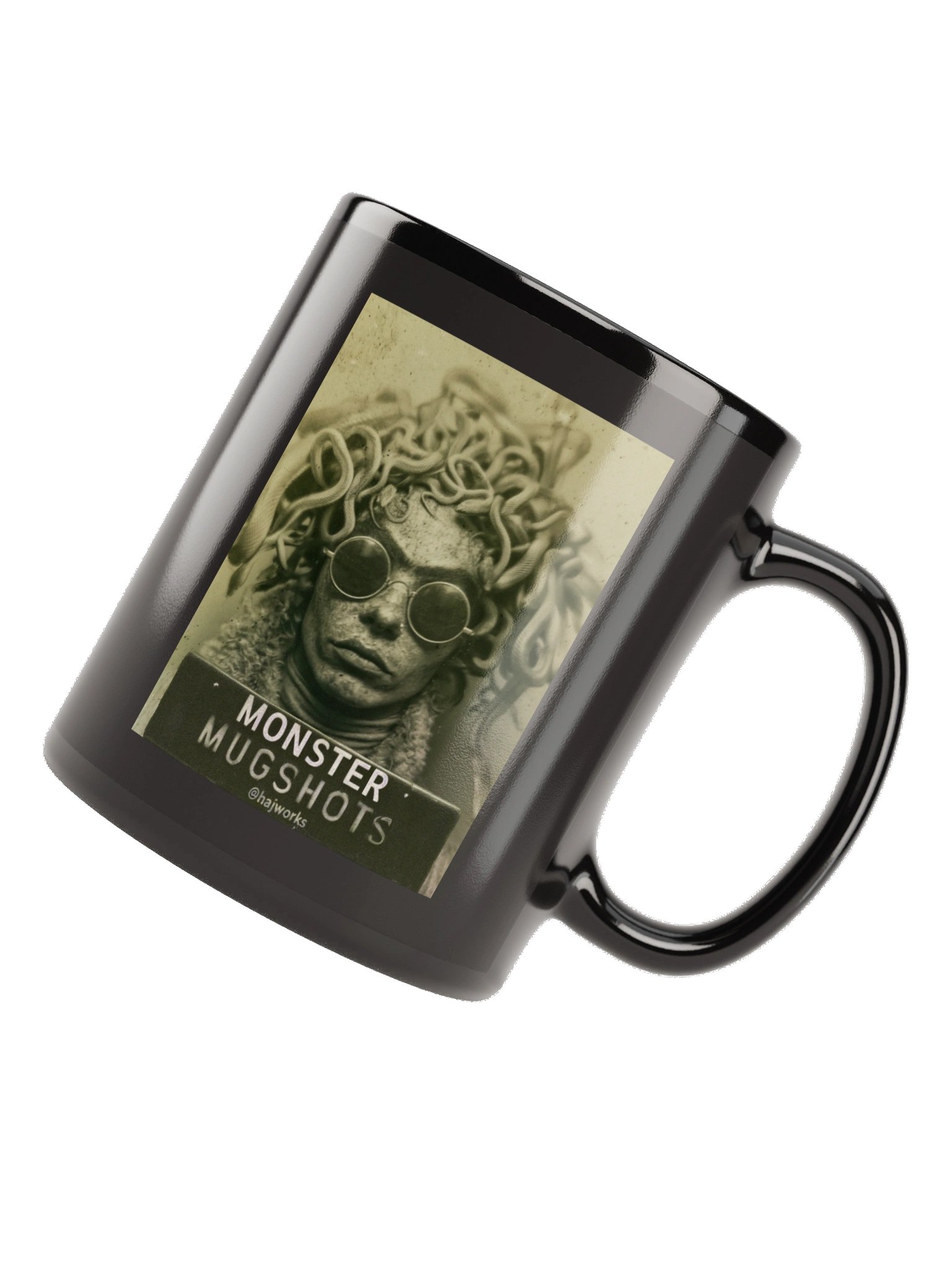 Monster Mugshots No. 009 - Black Ceramic Mug product image (6)