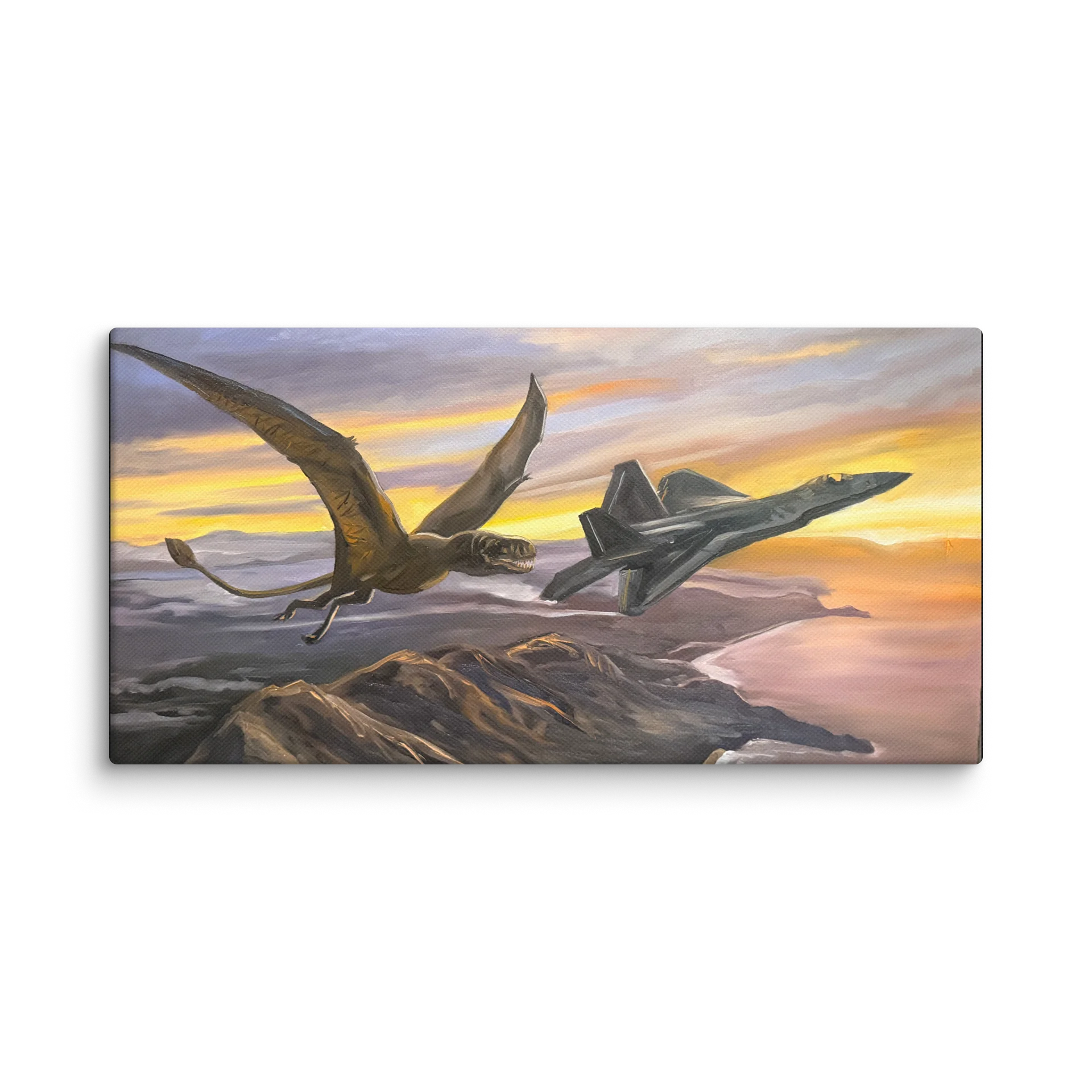 Flying with F22 -Giclee Canvas product image (1)