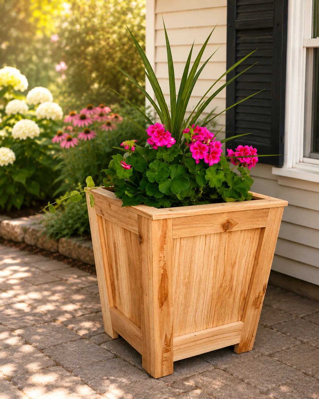 Three Picket Box Planter Plan product image (2)