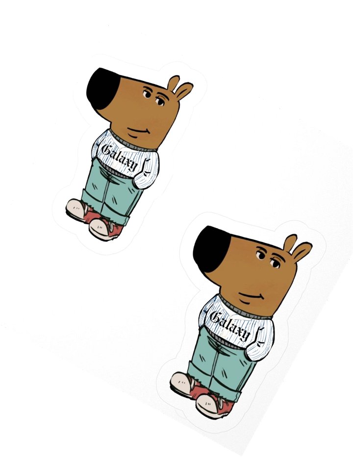 Galaxy is full of chill guys stickers product image (3)