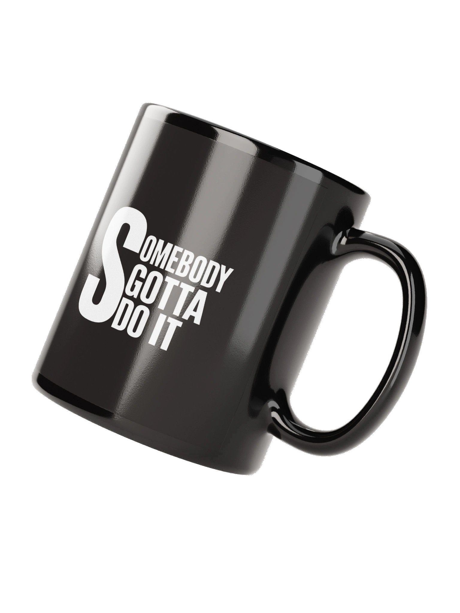 BLACK GLOSSY MUG product image (4)