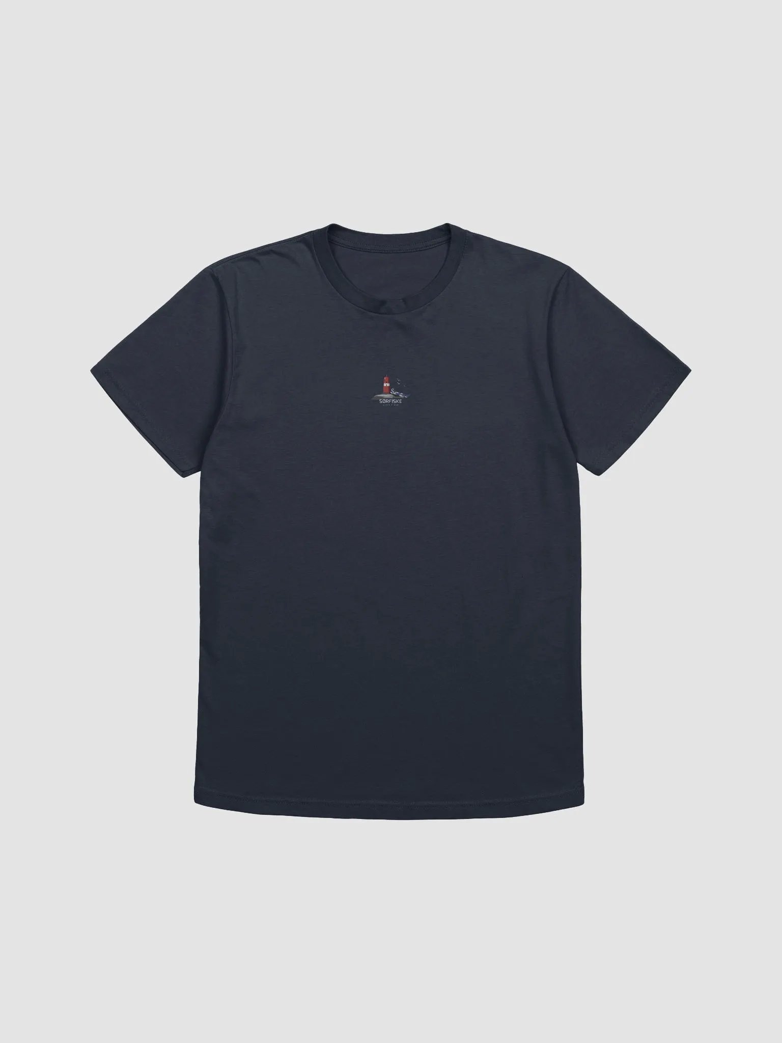 Sørfiske T-Skjorte Navy Blå - Liten Logo Senter product image (1)