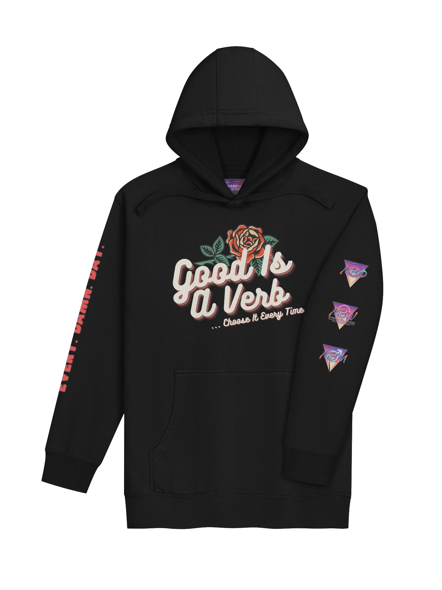 Good is a Verb Pullover Hoodie product image (4)