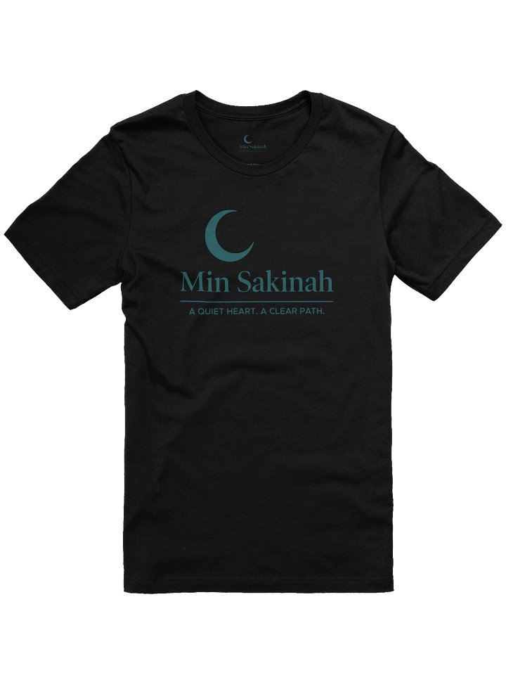 Min Sakinah Vision T-Shirt – Deep Teal Print product image (1)