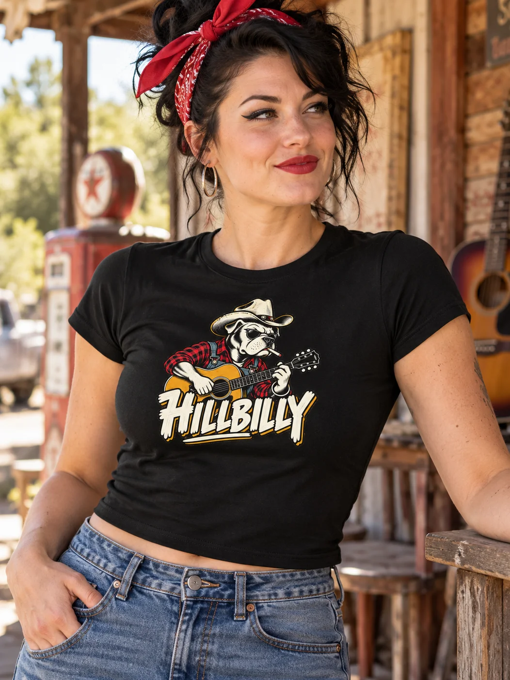 Hillbilly Dog Tee – Women product image (1)