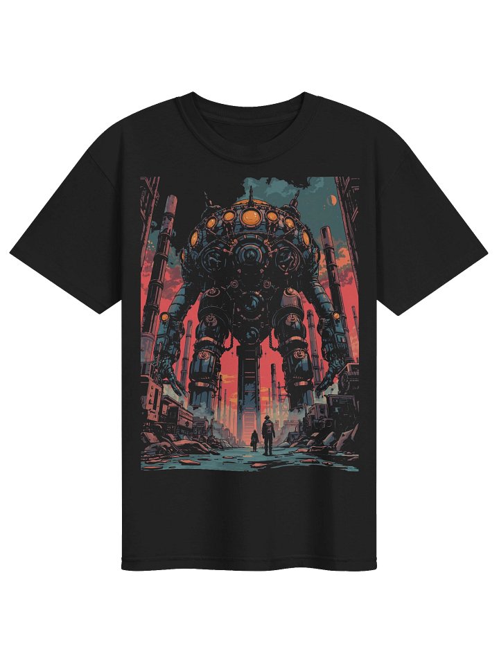 Giant Mech Retro-Futurist Heavyweight T-Shirt product image (1)
