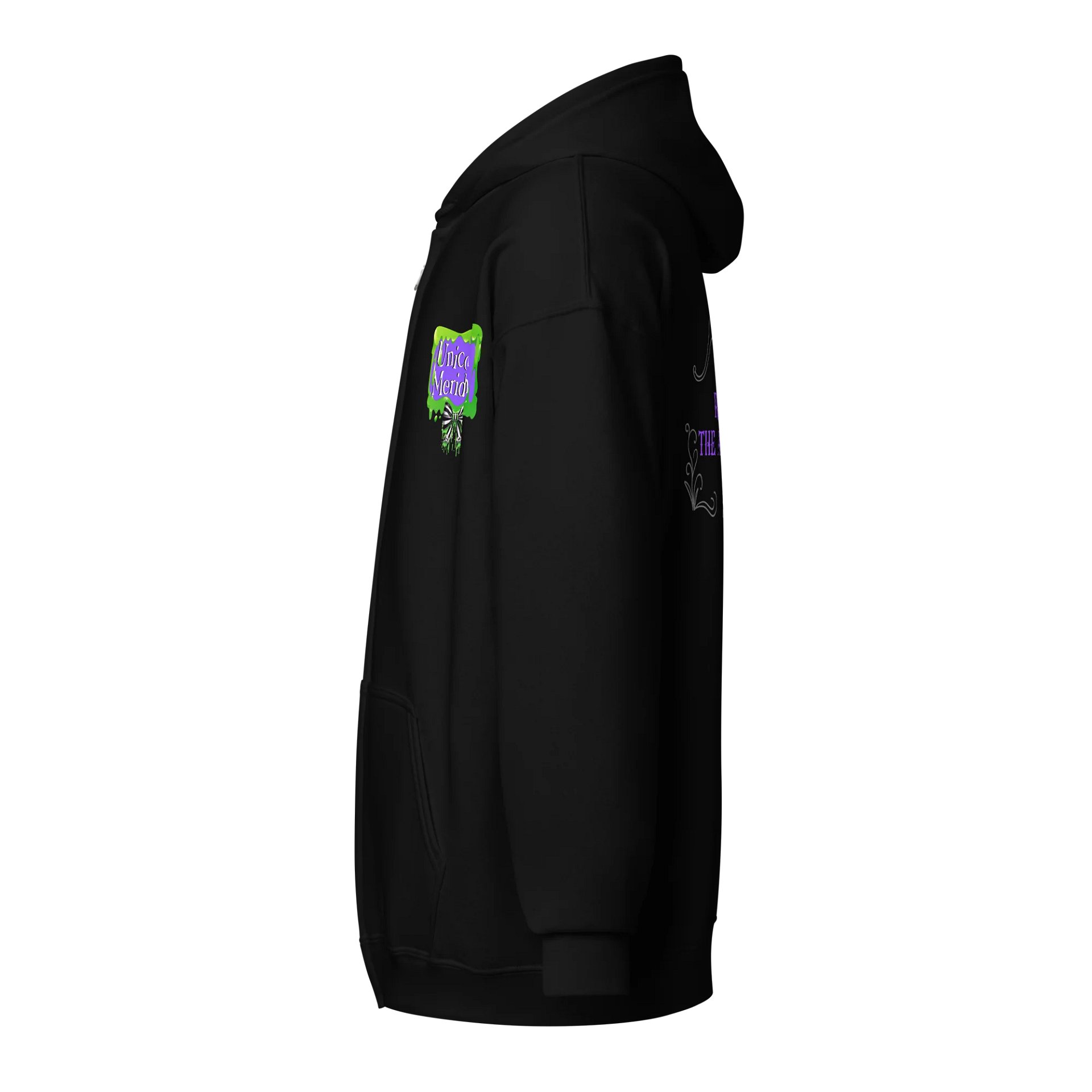 [UM} Bear Rocking the Afterlife - Unisex Graphic Zip Hoodie product image (3)