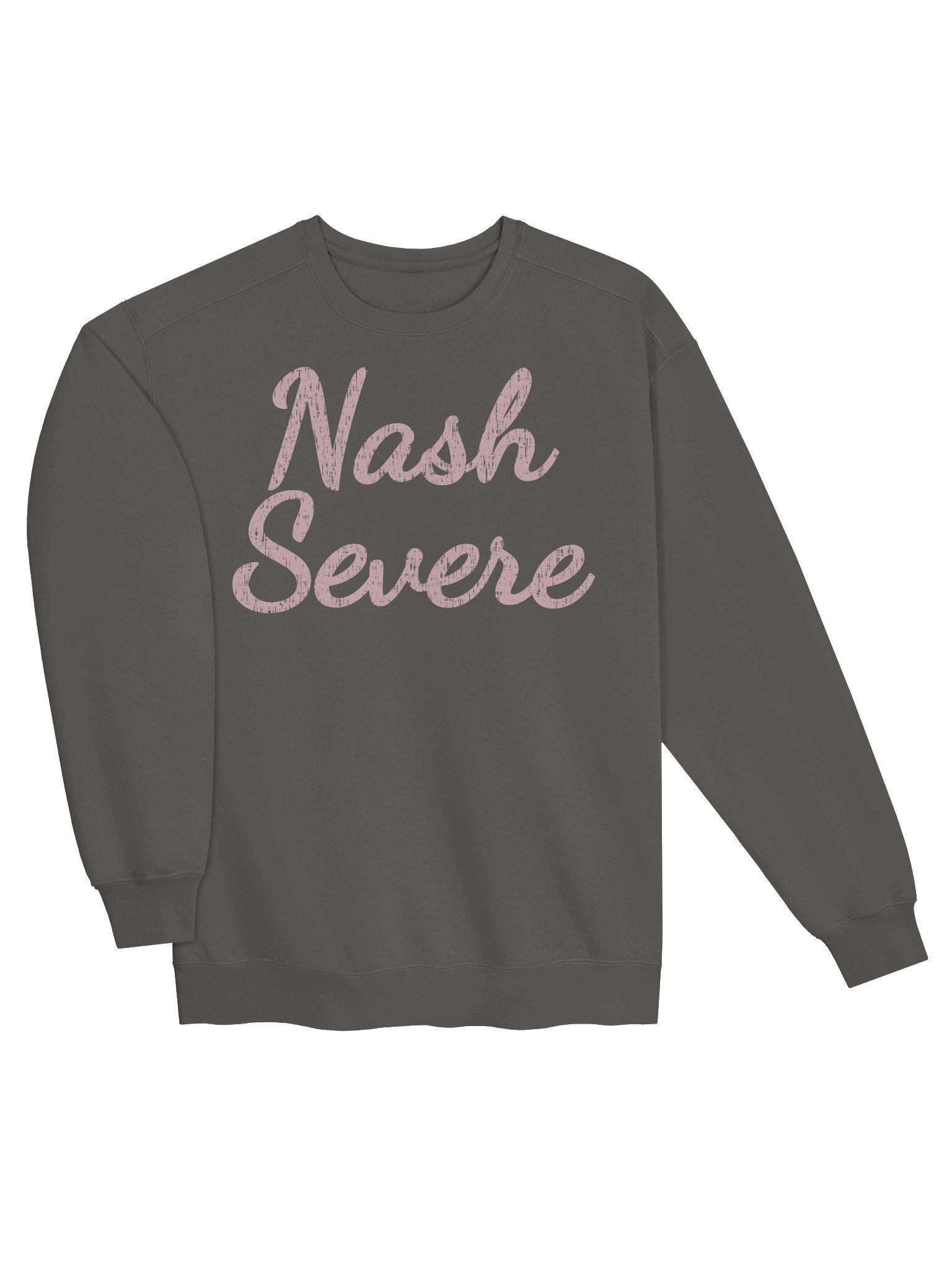 Comfort Colors Nash Severe Pink Logo Soft Crew Sweatshirt product image (3)