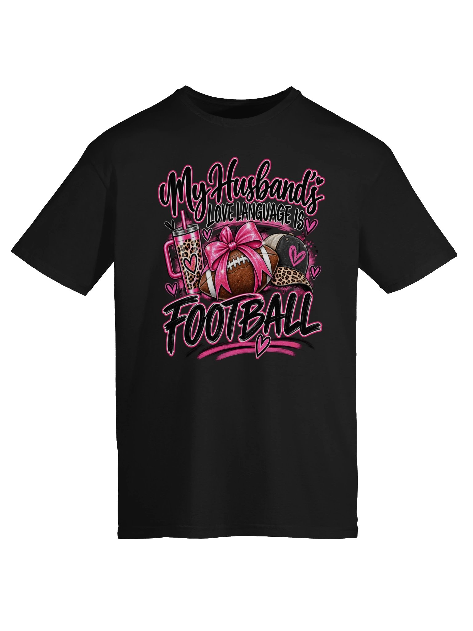 My Husband’s Love Language Is Football Tee product image (20)