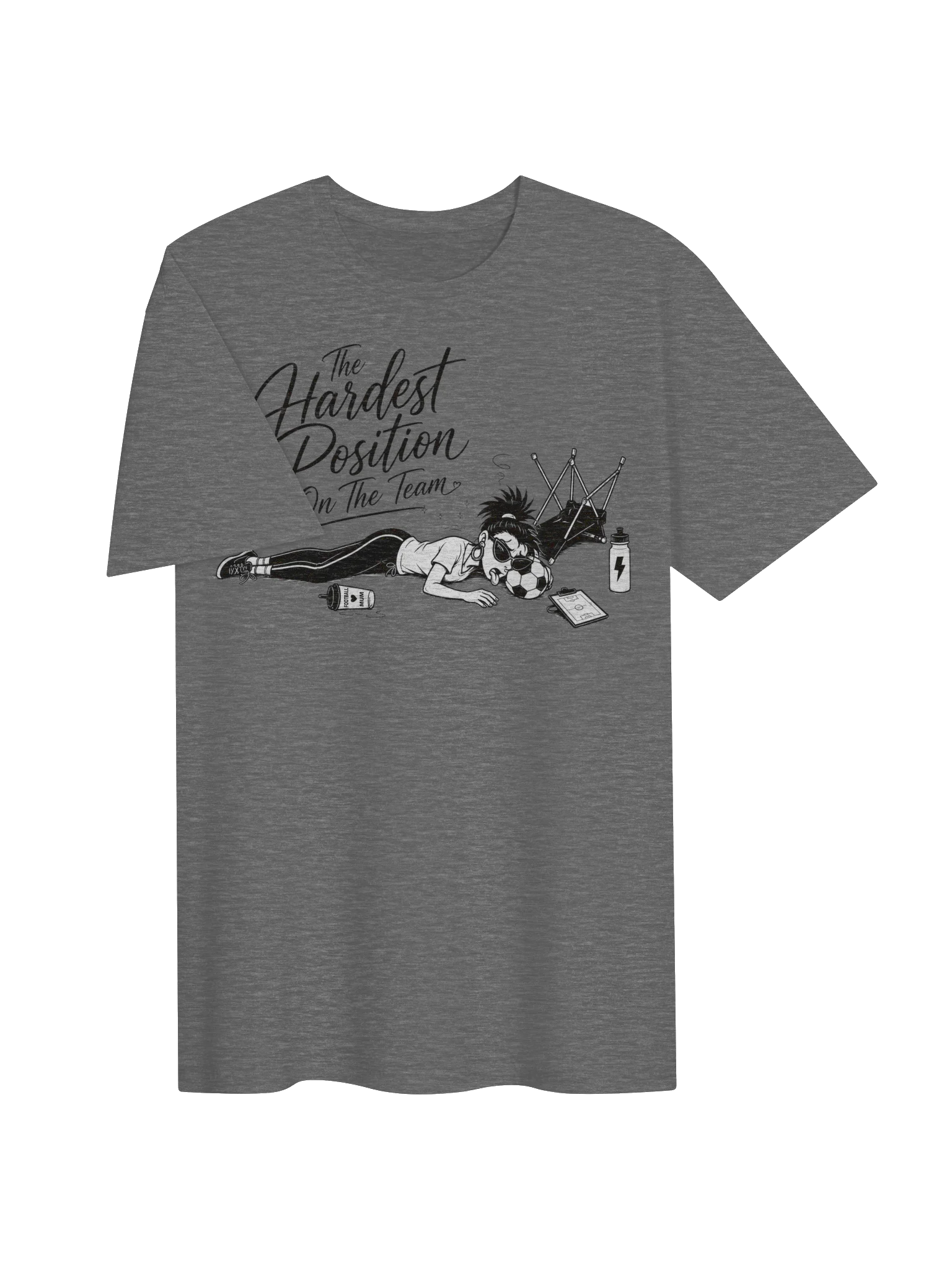 The Hardest Team Position Tee Football product image (3)