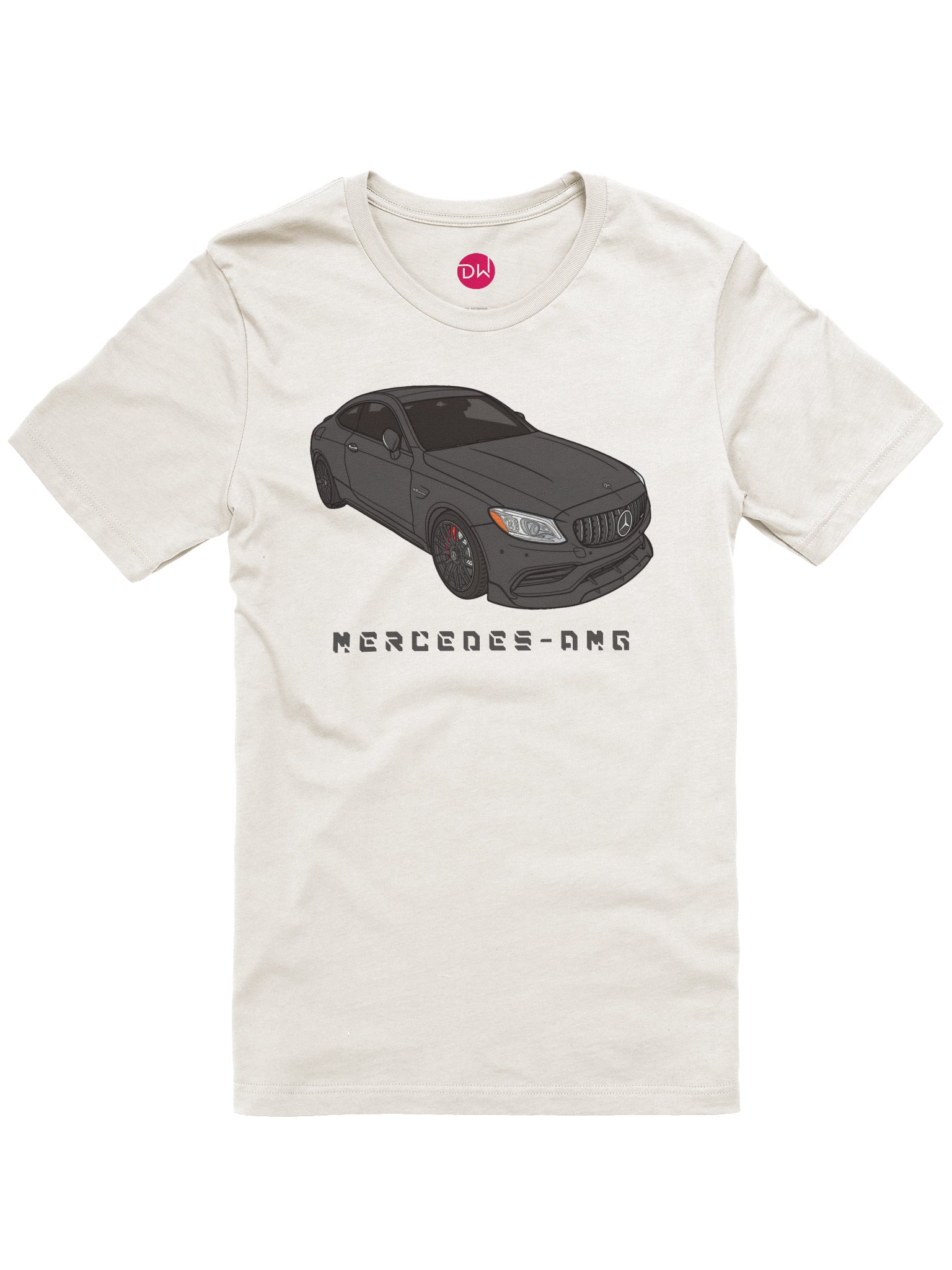 Black Mercedes-AMG C63S Shirt (Retro, Sketch, Silhouette) product image (8)