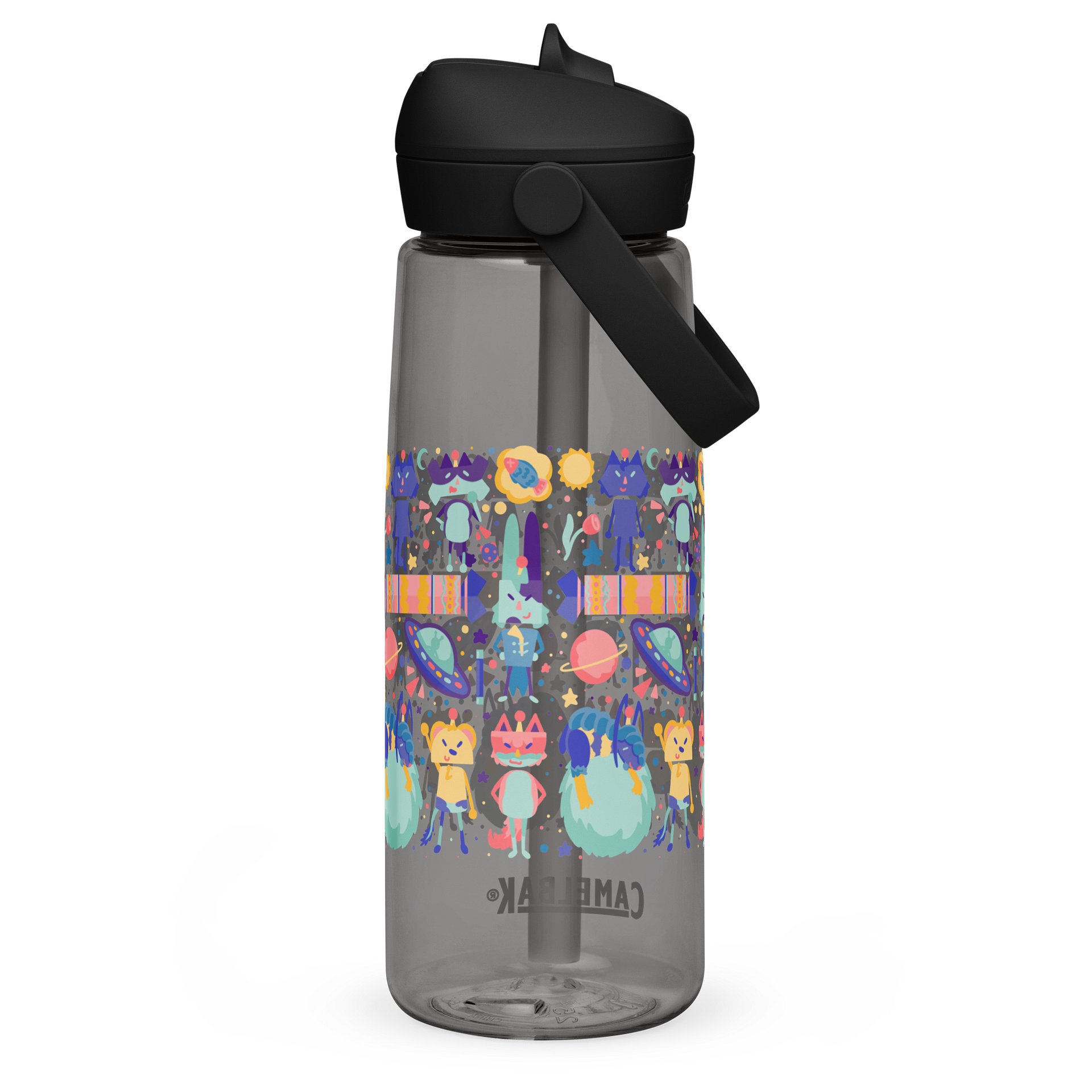 Cozy Cosmos Crew Clear Water Bottle product image (7)