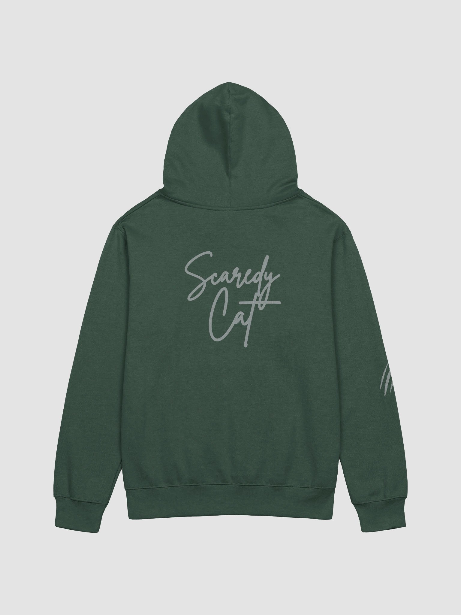 Scaredy Cat Hoodie - Cat front/Scratch sleeve product image (2)