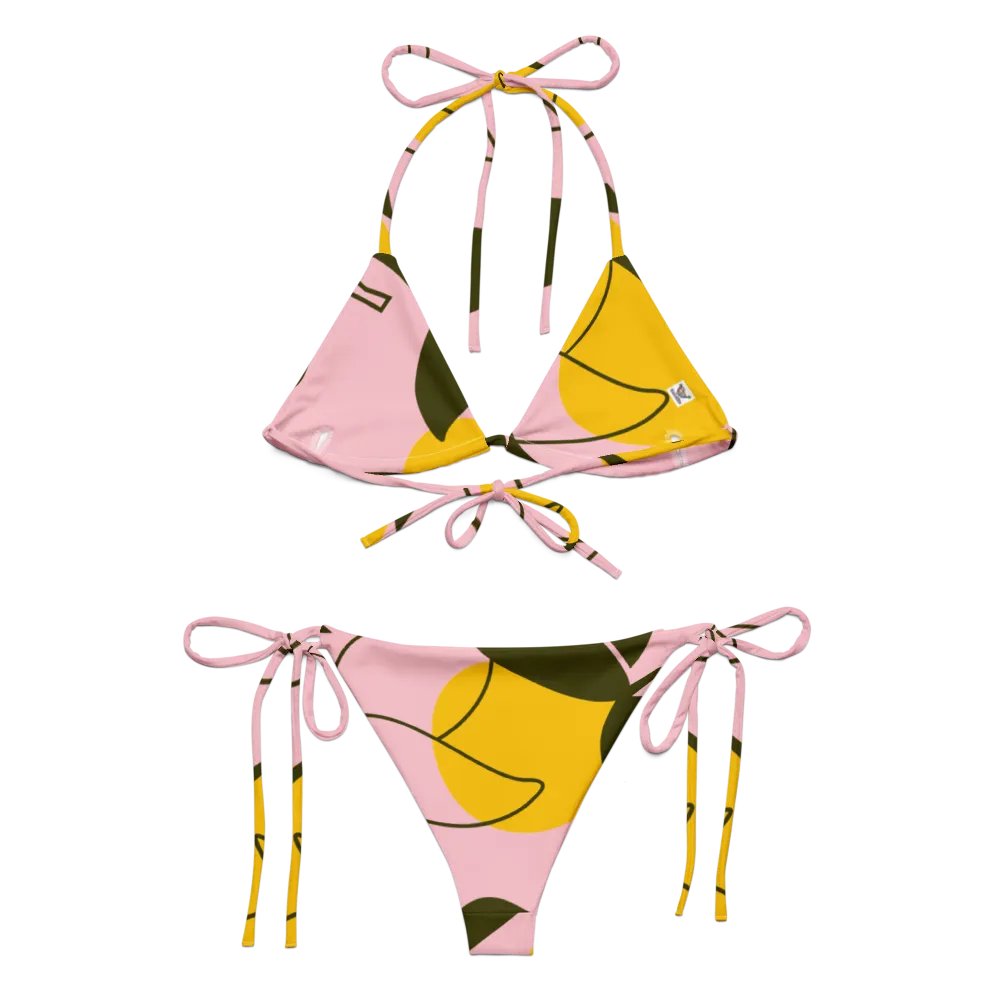 Sun-Kissed Leaves Recycled Bikini Set product image (1)