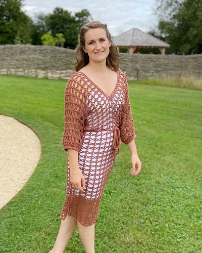 Comment 'Pattern' for the details 👉

The Cynthia Dress and Top brings elegant simplicity to lace crochet—a versatile design t...