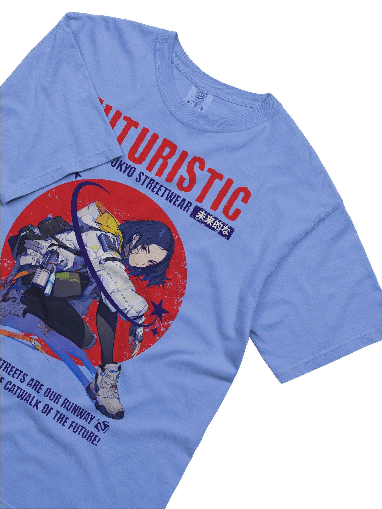 Y2K Japan Anime Tee Futuristic Fashion Tokyo Streetwear product image (45)