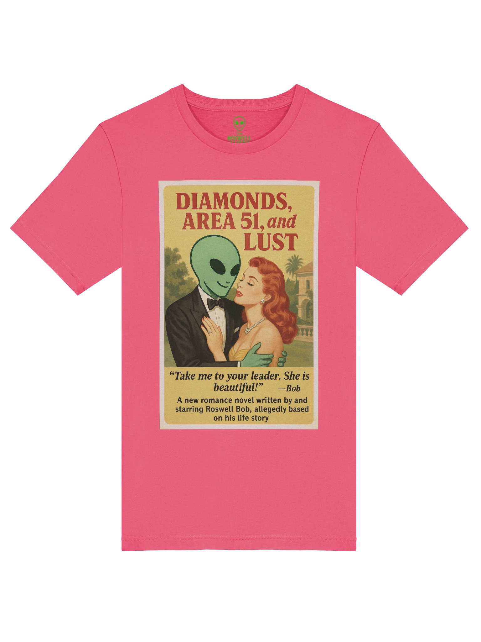 Area 51 Romance Novel Roswell Aliens 1950's Retro Concert Tee Fit Unisex T-Shirt product image (41)