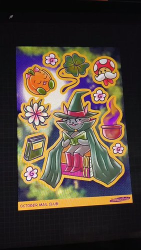 pov: you signed up for my mail club and you're also getting this sticker sheet ✨️ 

Karina the Witch Cat is coming to town to...