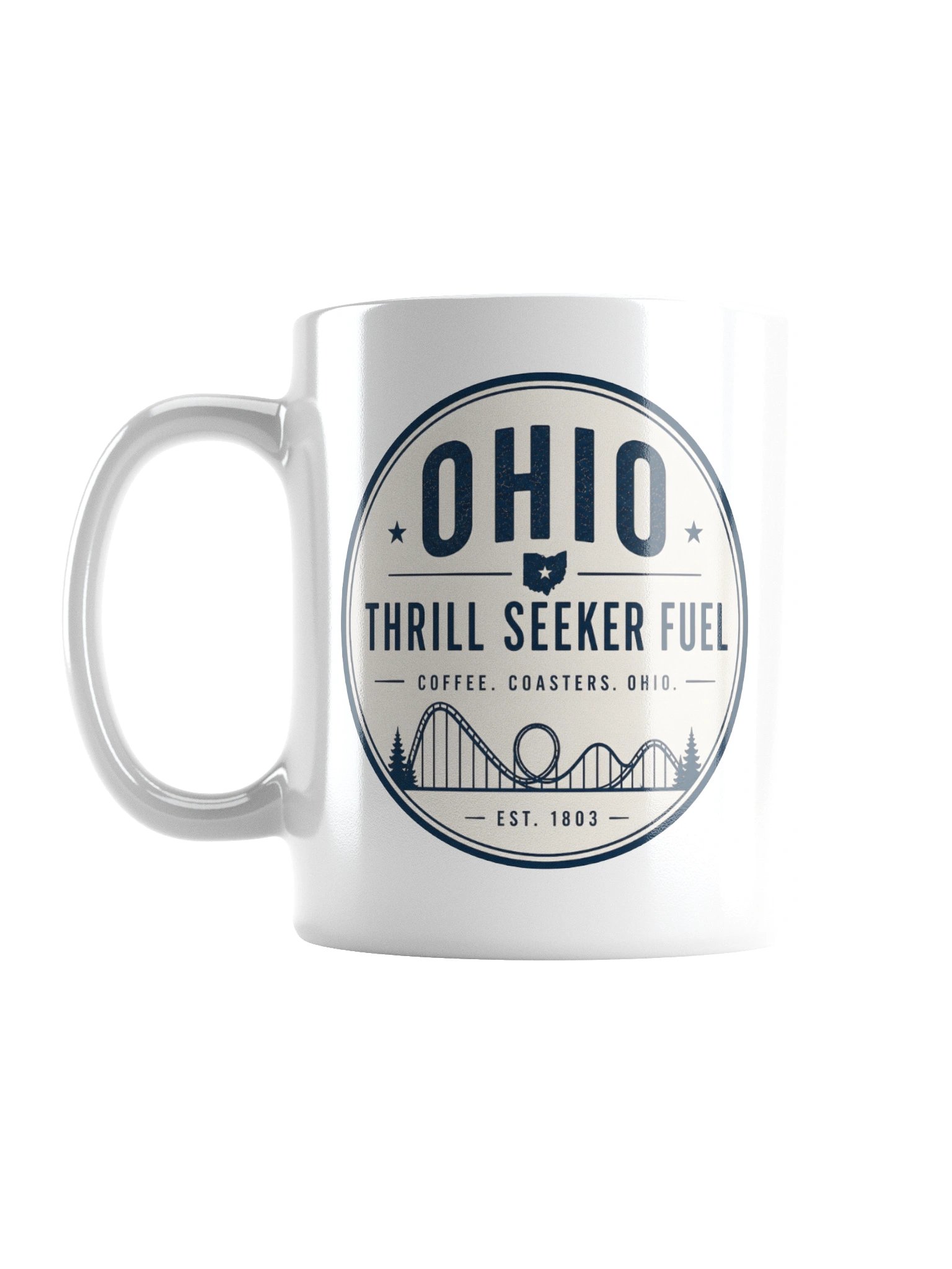 Ohio Thrill Seeker Fuel Mug – Roller Coaster Coffee Cup for Adventure Lovers product image (2)