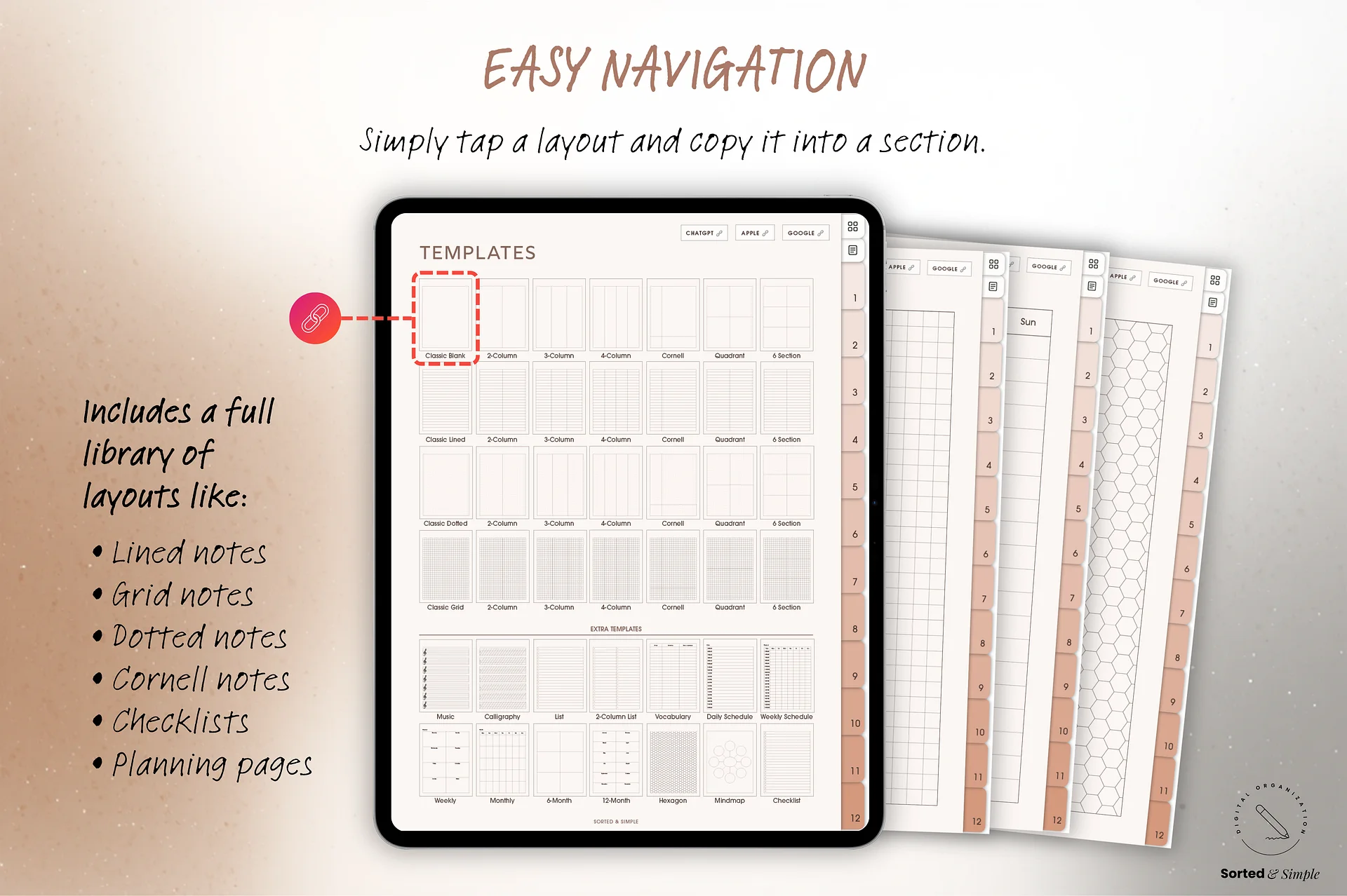 Smart Digital Notebook - Terracotta Orange product image (5)